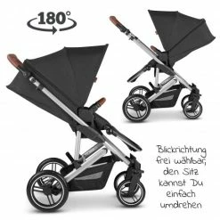 Best deal 🧨 ABC Design 3in1 Kinderwagen-Set Aversa 4 - Circle Edition - inkl. Babywanne, Autositz, Sportsitz & Zubehörpaket - Woven Graphite - Collection 2022 🛒 -Pushchairs Shop abc design 3in1 kinderwagen set aversa 4 circle edition inkl babywanne autositz sportsitz zubehorpaket woven black 12003681910 d5