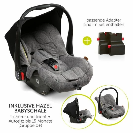 Best Sale 😀 ABC Design 3in1 Kinderwagen-Set Catania 4 - Circle Edition - inkl. Babywanne, Autositz und XXL Zubehörpaket - Woven Graphite 🥰 3 Best Sale 😀 ABC Design 3in1 Kinderwagen-Set Catania 4 - Circle Edition - inkl. Babywanne, Autositz und XXL Zubehörpaket - Woven Graphite 🥰 - Image 2