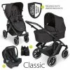 Cheap 🛒 ABC Design 3in1 Kinderwagen-Set Salsa 4 Air - inkl. Babywanne, Autositz Tulip, Sportsitz und Zubehörpaket - Classic Edition - Ink - Collection 2023 ❤️