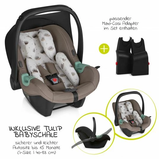 Top 10 💯 ABC Design 3in1 Kinderwagen-Set Salsa 4 Air Starter Set inkl. Tulip und XXL Zubehörpaket - Pure Edition - Cream - Collection 2023 🔔 4 Top 10 💯 ABC Design 3in1 Kinderwagen-Set Salsa 4 Air Starter Set inkl. Tulip und XXL Zubehörpaket - Pure Edition - Cream - Collection 2023 🔔 - Image 2