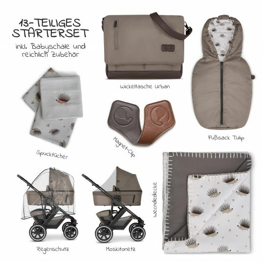 Top 10 💯 ABC Design 3in1 Kinderwagen-Set Salsa 4 Air Starter Set inkl. Tulip und XXL Zubehörpaket - Pure Edition - Cream - Collection 2023 🔔 5 Top 10 💯 ABC Design 3in1 Kinderwagen-Set Salsa 4 Air Starter Set inkl. Tulip und XXL Zubehörpaket - Pure Edition - Cream - Collection 2023 🔔 - Image 3