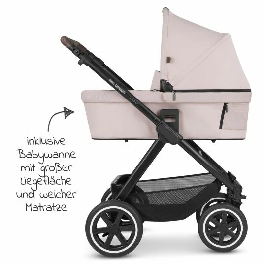 Best Sale 👏 ABC Design 3in1 Kinderwagen-Set Samba Starter Set inkl. Autositz Tulip und XXL Zubehörpaket - Pure Edition - Berry - Collection 2023 🌟 6 Best Sale 👏 ABC Design 3in1 Kinderwagen-Set Samba Starter Set inkl. Autositz Tulip und XXL Zubehörpaket - Pure Edition - Berry - Collection 2023 🌟 - Image 4