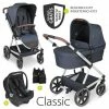 Promo 🌟 ABC Design 3in1 Kinderwagen-Set Vicon 4 - inkl. Babywanne, Autositz Tulip, Sportsitz und Zubehörpaket - Classic Edition - Lake - Collection 2023 😀