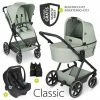 Coupon 🔔 ABC Design 3in1 Kinderwagen-Set Vicon 4 - inkl. Babywanne, Autositz Tulip, Sportsitz und Zubehörpaket - Classic Edition - Pine - Collection 2023 👏