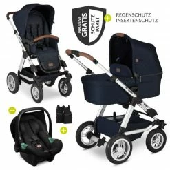 Best reviews of 🌟 ABC Design 3in1 Kinderwagen-Set Viper 4 mit Lufträdern - inkl. Babyschale Tulip & XXL Zubehörpaket - Shadow 🌟