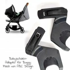 New ❤️ ABC Design Babyschalen Adapter für Buggy Flash - passend für Tulip, Maxi-Cosi, Cybex - Black 🔔 9 New ❤️ ABC Design Babyschalen Adapter für Buggy Flash - passend für Tulip, Maxi-Cosi, Cybex - Black 🔔 -Pushchairs Shop abc design babyschalen adapter fur buggy flash passend fur tulip black 12002681000 d3