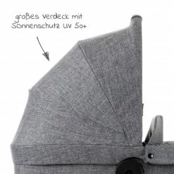 Best Pirce 🥰 ABC Design Babywanne für Buggy Flash - Woven Graphite ✨ -Pushchairs Shop abc design babywanne fur buggy flash woven graphite 12002672010 d5