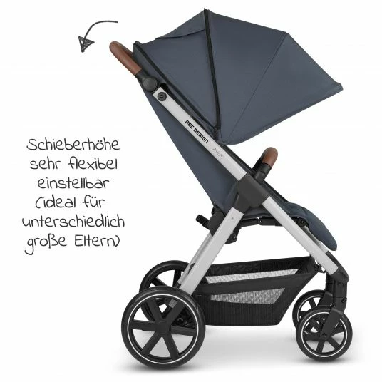 Outlet 😀 ABC Design Buggy & Sportwagen Avus mit Einhand-Faltung und höhenverstellbarem Schieber (bis 25 kg belastbar) - Classic Edition - Lake - Collection 2023 😀 5 Outlet 😀 ABC Design Buggy & Sportwagen Avus mit Einhand-Faltung und höhenverstellbarem Schieber (bis 25 kg belastbar) - Classic Edition - Lake - Collection 2023 😀 - Image 3
