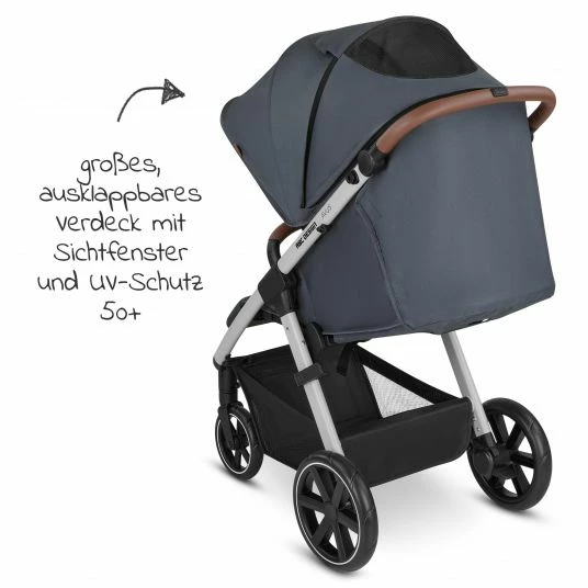 Outlet 😀 ABC Design Buggy & Sportwagen Avus mit Einhand-Faltung und höhenverstellbarem Schieber (bis 25 kg belastbar) - Classic Edition - Lake - Collection 2023 😀 6 Outlet 😀 ABC Design Buggy & Sportwagen Avus mit Einhand-Faltung und höhenverstellbarem Schieber (bis 25 kg belastbar) - Classic Edition - Lake - Collection 2023 😀 - Image 4
