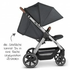 Promo ⌛ ABC Design Buggy Avus mit Einhand-Faltung und höhenverstellbarem Schieber (bis 25 kg) - Storm - Collection 2022 😀 -Pushchairs Shop abc design buggy sportwagen avus mit einhand faltung und hohenverstellbarem schieber bis 25 kg belastbar storm 12003412200 d4