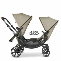 Best Pirce 🛒 ABC Design Geschwisterwagen & Zwillingskinderwagen Zoom inkl. 2 Sportsitzen - Classic Edition - Reed - Collection 2023 😍 -Pushchairs Shop abc design geschwisterwagen zwillingskinderwagen zoom inkl 2 sportsitzen classic edition reed 12001542301 d4