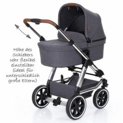 Best Sale 🔥 ABC Design Condor 4 Air pushchair - Diamond Special Edition - incl. baby bath & sports seat - Asphalt ⭐ -Pushchairs Shop abc design kombi kinderwagen condor 4 air diamond special edition inkl babywanne sportsitz asphalt 12000481907 d3