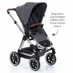 Best Sale 🔥 ABC Design Condor 4 Air pushchair - Diamond Special Edition - incl. baby bath & sports seat - Asphalt ⭐ -Pushchairs Shop abc design kombi kinderwagen condor 4 air diamond special edition inkl babywanne sportsitz asphalt 12000481907 d4