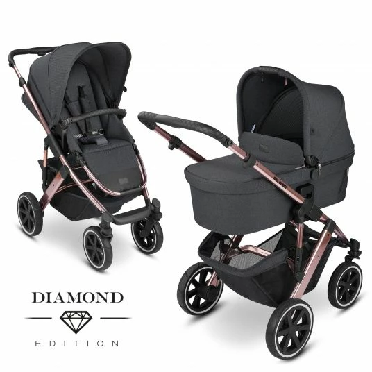 Best Pirce 🧨 ABC Design Kombi-Kinderwagen Salsa 4 Air - inkl. Babywanne & Sportsitz - Diamond Edition - Bubble - Collection 2022 🔥 3 Best Pirce 🧨 ABC Design Kombi-Kinderwagen Salsa 4 Air - inkl. Babywanne & Sportsitz - Diamond Edition - Bubble - Collection 2022 🔥