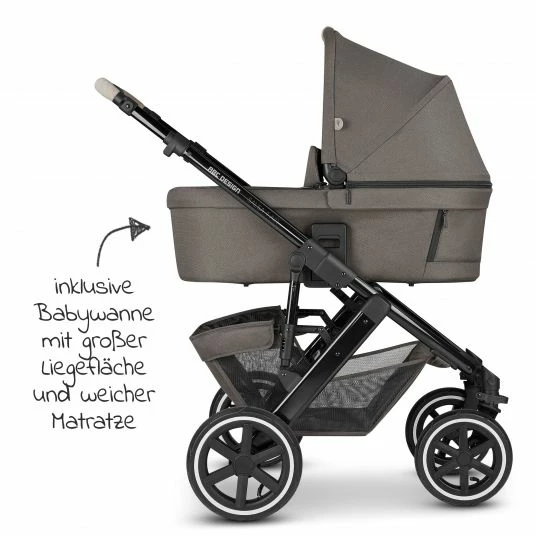 Best Pirce ❤️ ABC Design Kombi-Kinderwagen Salsa 4 Air - inkl. Babywanne & Sportsitz - Diamond Edition - Herb - Collection 2023 🎉 4 Best Pirce ❤️ ABC Design Kombi-Kinderwagen Salsa 4 Air - inkl. Babywanne & Sportsitz - Diamond Edition - Herb - Collection 2023 🎉 - Image 2