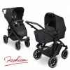 Deals ⌛ ABC Design Kombi-Kinderwagen Salsa 4 Air - inkl. Babywanne & Sportsitz - Fashion Edition - Midnight - Collection 2022 😀