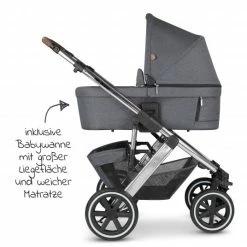 Best Pirce 🔔 ABC Design Kombi-Kinderwagen Salsa 4 Air - inkl. Babywanne & Sportsitz mit XXL Zubehörpaket - Diamond Edition - Asphalt - Collection 2023 😀 -Pushchairs Shop abc design kombi kinderwagen salsa 4 air inkl babywanne sportsitz mit xxl zubehorpaket diamond edition asphalt 12003942003 zamboo d3