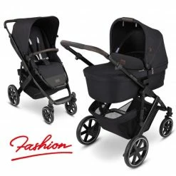 Promo ✔️ ABC Design Kombi-Kinderwagen Salsa 4 - inkl. Babywanne & Sportsitz - Fashion Edition - Midnight - Collection 2022 🔔