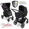 Best Sale 😍 ABC Design Kombi-Kinderwagen Salsa 4 - inkl. Babywanne, Sportsitz und XXL Zubehör-Paket - Fashion Edition - Midnight - Collection 2022 💯