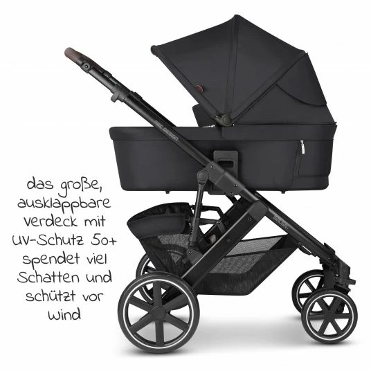 Best Sale 😍 ABC Design Kombi-Kinderwagen Salsa 4 - inkl. Babywanne, Sportsitz und XXL Zubehör-Paket - Fashion Edition - Midnight - Collection 2022 💯 7 Best Sale 😍 ABC Design Kombi-Kinderwagen Salsa 4 - inkl. Babywanne, Sportsitz und XXL Zubehör-Paket - Fashion Edition - Midnight - Collection 2022 💯 - Image 5