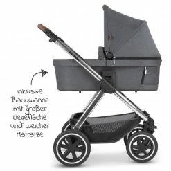 Deals ❤️ ABC Design Kombi-Kinderwagen Samba - inkl. Babywanne & Sportsitz mit XXL Zubehörpaket - Diamond Edition - Asphalt - Collection 2023 👍 -Pushchairs Shop abc design kombi kinderwagen samba inkl babywanne sportsitz mit xxl zubehorpaket diamond edition asphalt 12003912003 zamboo d3