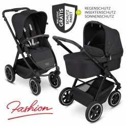Cheapest 🌟 ABC Design Kombi-Kinderwagen Samba - inkl. Babywanne, Sportsitz und XXL Zubehör-Paket - Fashion Edition - Midnight - Collection 2022 🔥