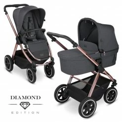 Cheap 😀 ABC Design Kombi-Kinderwagen Samba - inkl. Babywanne und Sportsitz - Diamond Edition - Bubble - Collection 2022 🎉