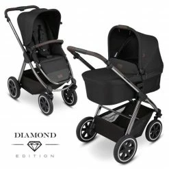 Buy 🔥 ABC Design Kombi-Kinderwagen Samba - inkl. Babywanne und Sportsitz - Diamond Edition - Dolphin - Collection 2022 💯