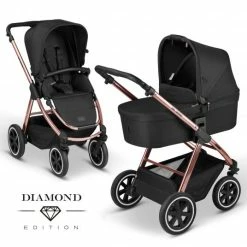 Top 10 ✔️ ABC Design Kombi-Kinderwagen Samba - inkl. Babywanne und Sportsitz - Diamond Edition - Rose Gold - Collection 2021 🔥