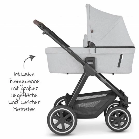Top 10 π ABC Design Kombi-Kinderwagen Samba - inkl. Babywanne und Sportsitz - Fashion Edition - Mineral - Collection 2022 π 4 Top 10 π ABC Design Kombi-Kinderwagen Samba - inkl. Babywanne und Sportsitz - Fashion Edition - Mineral - Collection 2022 π - Image 2