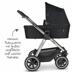 Wholesale 👍 ABC Design Kombi-Kinderwagen Samba Set - inkl. Babywanne, Sportsitz, Wickeltasche und Fußsack - Diamond Edition - Black Dots - Collection 2022 ⭐ -Pushchairs Shop abc design kombi kinderwagen samba set inkl babywanne sportsitz wickeltasche und fusssack diamond edition black dots 12003122207 d2