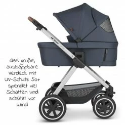 Coupon 🤩 ABC Design Kombi-Kinderwagen Samba Set inkl. Neugeborenen-Fußsack und Wickeltasche - Classic Edition - Lake - Collection 2023 🤩 -Pushchairs Shop abc design kombi kinderwagen samba set inkl neugeborenen fusssack und wickeltasche classic edition lake 12003922303 d3