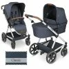 Hot Sale 💯 ABC Design Kombi-Kinderwagen Vicon 4 - inkl. Babywanne und Sportsitz - Classic Edition - Lake - Collection 2023 🔥