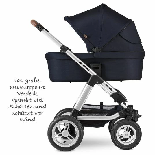 Flash Sale ✨ ABC Design Kombi-Kinderwagen Viper 4 2020 - inkl. Babywanne und Sportsitz - Shadow 🔔 5 Flash Sale ✨ ABC Design Kombi-Kinderwagen Viper 4 2020 - inkl. Babywanne und Sportsitz - Shadow 🔔 - Image 3
