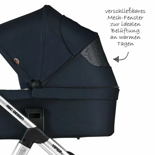 Flash Sale ✨ ABC Design Kombi-Kinderwagen Viper 4 2020 - inkl. Babywanne und Sportsitz - Shadow 🔔 6 Flash Sale ✨ ABC Design Kombi-Kinderwagen Viper 4 2020 - inkl. Babywanne und Sportsitz - Shadow 🔔 - Image 4