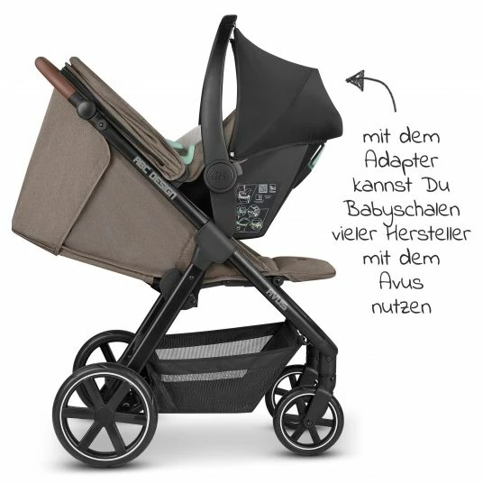 Discount ❤️ ABC Design Maxi-Cosi / Cybex / Joie / BeSafe - Babyschalen Adapter für Avus Buggy 🧨 4 Discount ❤️ ABC Design Maxi-Cosi / Cybex / Joie / BeSafe - Babyschalen Adapter für Avus Buggy 🧨 - Image 2