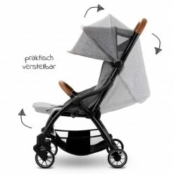 Best Pirce 😍 ABC Design Reisebuggy Flash mit Einhand-Faltung und Transporttasche - Woven Graphite 👍 -Pushchairs Shop abc design reisebuggy flash mit einhand faltung und transporttasche woven graphite 12002662010 d3