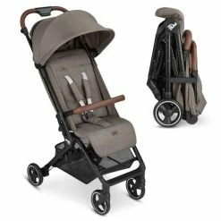 New ❤️ ABC Design Reisebuggy Ping Two mit flacher Liegeposition (bis 22 kg) - Fashion Edition - Nature - Collection 2022 ✨