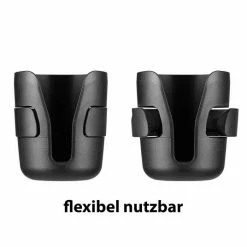 Promo 🛒 ABC Design Universal Becherhalter - Black 🎁 -Pushchairs Shop abc design universal becherhalter black 12001771000 d3