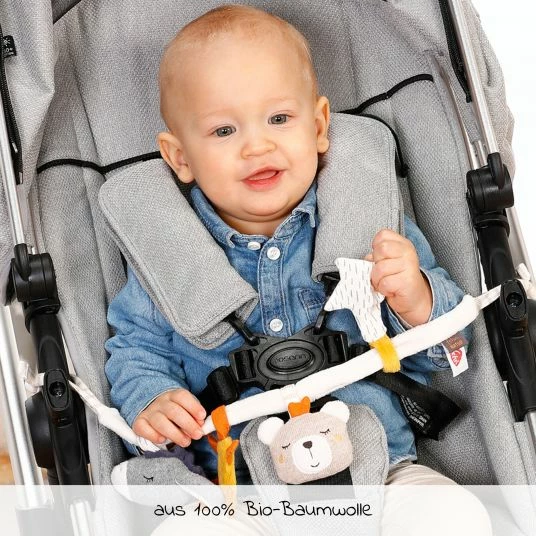 Promo 🥰 Baby Fehn Kinderwagenkette Esel & Teddy - Natur ❤️ 4 Promo 🥰 Baby Fehn Kinderwagenkette Esel & Teddy - Natur ❤️ - Image 2