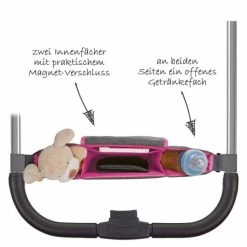 Hot Sale ❤️ Diago Baby carriage organizer - Grey Magenta 😀 -Pushchairs Shop diago kinderwagen organizer grau magenta 30072 75277 d1