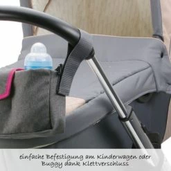 Hot Sale ❤️ Diago Baby carriage organizer - Grey Magenta 😀 -Pushchairs Shop diago kinderwagen organizer grau magenta 30072 75277 d2
