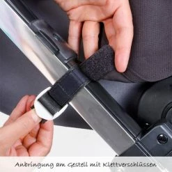 Wholesale 🔔 Diago Schlummertuch mit Plastikclips & Klettbändern - Ebony ⌛ -Pushchairs Shop diago schlummertuch mit plastikclips klettbandern ebony 30028 75192 d3