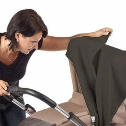 Wholesale 🔔 Diago Schlummertuch mit Plastikclips & Klettbändern - Ebony ⌛ -Pushchairs Shop diago schlummertuch mit plastikclips klettbandern ebony 30028 75192 d4