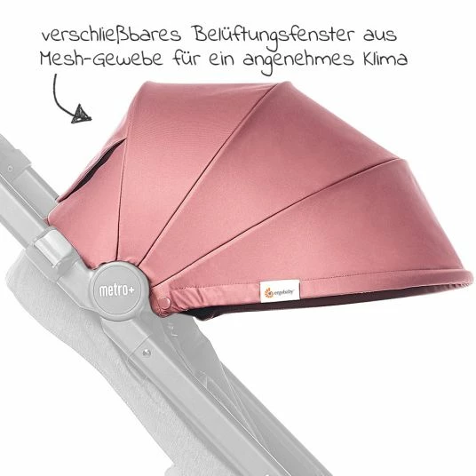 Budget ⌛ Ergobaby Sonnenverdeck für Metro+ UV Schutz 50+ - Rose 😀 8 Budget ⌛ Ergobaby Sonnenverdeck für Metro+ UV Schutz 50+ - Rose 😀 - Image 6