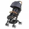 Outlet 🎁 Gesslein Buggy & Reisebuggy Smiloo Cuby mit Liegeposition, klein faltbar nur 6,5kg - Black-Cognac-Blau Meliert - Collection 2022 ✔️