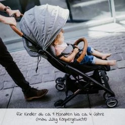 Best Pirce 🥰 Gesslein Buggy & Reisebuggy Smiloo Cuby mit Liegeposition, klein faltbar nur 6,5kg - Black-Cognac-Grau Meliert - Collection 2022 😍 -Pushchairs Shop gesslein buggy reisebuggy smiloo cuby mit liegeposition klein faltbar nur 6 5kg black cognac grau meliert 431110 545000 d2