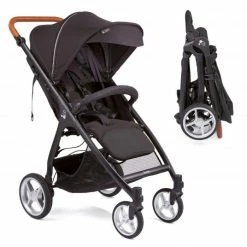 Wholesale 🌟 Gesslein Buggy & Sportwagen Smiloo Happy plus mit Liegeposition, höhenverstellbarer Schieber, bis 20 kg - Black-Cognac-Black - Collection 2022 ⭐