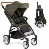 Discount 🔔 Gesslein Buggy & Sportwagen Smiloo Happy plus mit Liegeposition, höhenverstellbarer Schieber, bis 20 kg - Black-Cognac-Olive - Collection 2022 😀