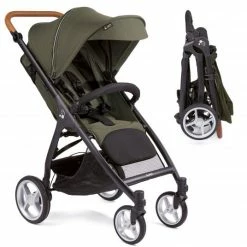 Discount 🔔 Gesslein Buggy & Sportwagen Smiloo Happy plus mit Liegeposition, höhenverstellbarer Schieber, bis 20 kg - Black-Cognac-Olive - Collection 2022 😀